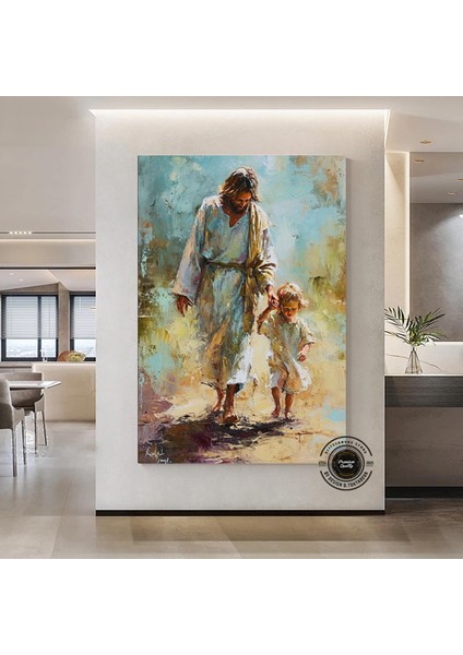 Isa Kanvas Sanat Baskısı, Dini Hediye, Hristiyan Duvar Dekoru, Incil Sanatı, Modern Hristiyan Sanatı indirimleri