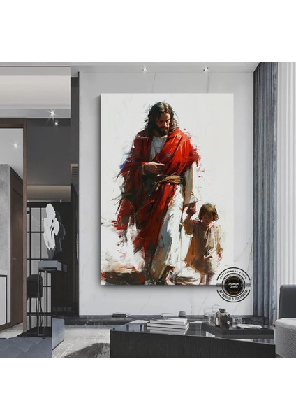 Isa Kanvas Tablosu – Hristiyan Duvar Dekoru – Kutsal Kitap Sanatı – Trend Kanvas