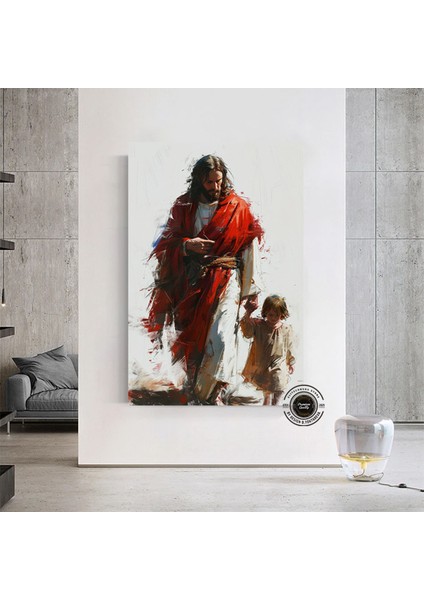 Isa Kanvas Tablosu – Hristiyan Duvar Dekoru – Kutsal Kitap Sanatı – Trend Kanvas fırsatları
