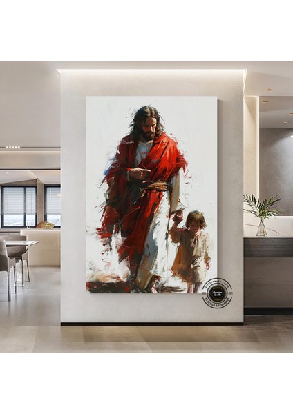 Isa Kanvas Tablosu – Hristiyan Duvar Dekoru – Kutsal Kitap Sanatı – Trend Kanvas indirimleri