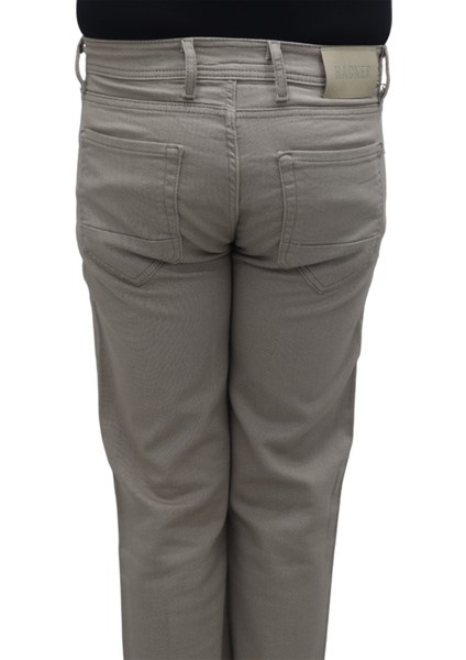 Fistan Store Erkek Koyu Bej Yüksek Bel Rahat Kesim Boru Paça Büyük Beden Jean Pantolon indirimleri