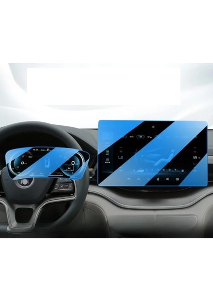 Byd Han 2024 2025 Model Multimedya ve Gösterge Uyumlu 2li Set 9h Nano Ekran Koruyucu