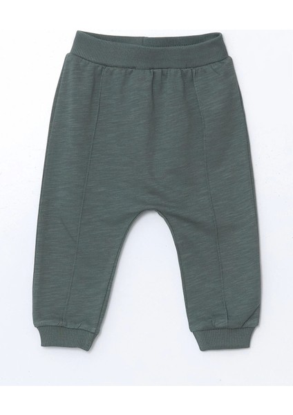 Lcw Baby Ekru Bisiklet Yaka Baskılı Erkek Bebek Sweatshirt ve Eşofman Alt 2'li fırsatları