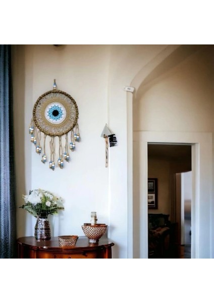 Örgülü Duvar Süsü Capucino Kahvesi Duvar Süsü Boncuklu indirimleri