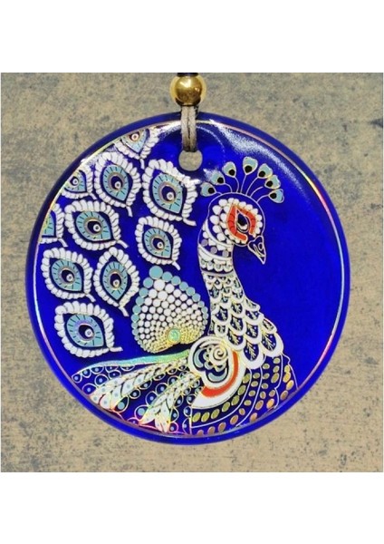 Tavus Kuşu Şekilli Yaldızlı Duvar Süsü Cam Hediyelik Dekor fiyatları