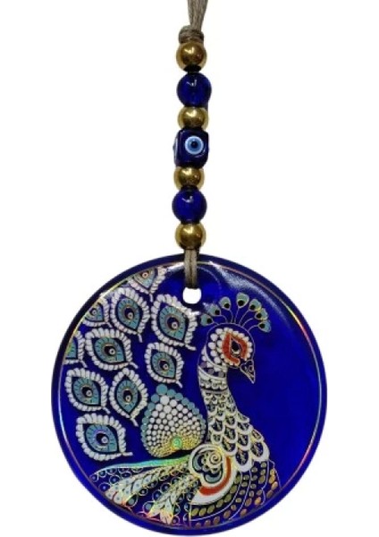 Tavus Kuşu Şekilli Yaldızlı Duvar Süsü Cam Hediyelik Dekor indirimleri