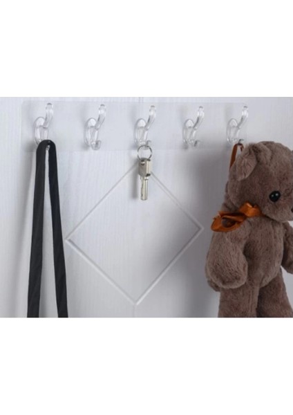 Yapışkanlı 5 Kancalı Askı modelleri