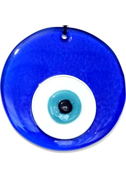 Şeffaf Mavi El Yapımı Cam Nazar Boncuğu Duvar Süsü Hediyelik Eşya fiyatları