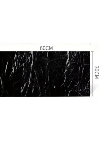 Siyah Mermer Desenli Alüminyum Plastik Duvar Sticker modelleri
