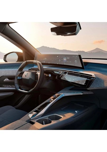 Yenipeugeot 3008 Gt 5008 Gt 21" Panaromik I-Cockpit ve I-Toggles Uyumlu Set 9h Nano Ekran Koruyucu