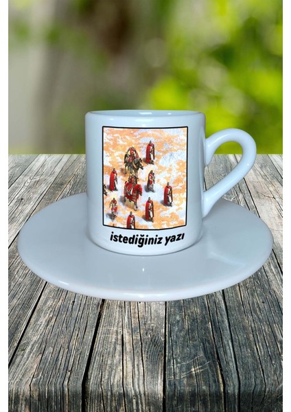 Age Of Empires Oyun Baskılı Türk Kahvesi Fincanı Tabaklı Kişiye Özel Model 4 fiyatları