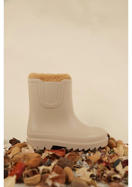 24-34 Numara Bej Renk Kız Çocuk Tokıo Borreguito Igor Çizme