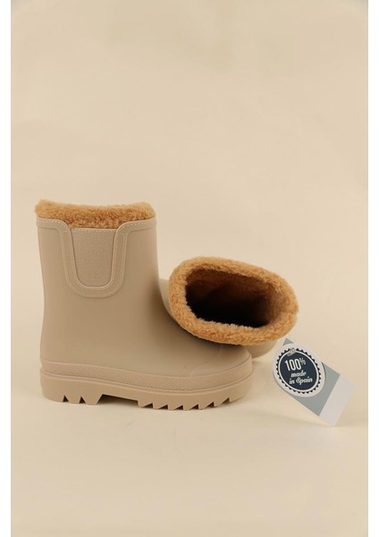 24-34 Numara Bej Renk Kız Çocuk Tokıo Borreguito Igor Çizme