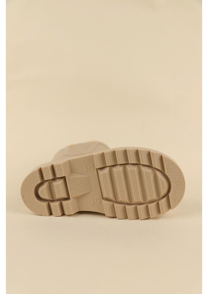 24-34 Numara Bej Renk Kız Çocuk Tokıo Borreguito Igor Çizme