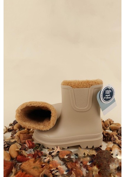 24-34 Numara Bej Renk Kız Çocuk Tokıo Borreguito Igor Çizme