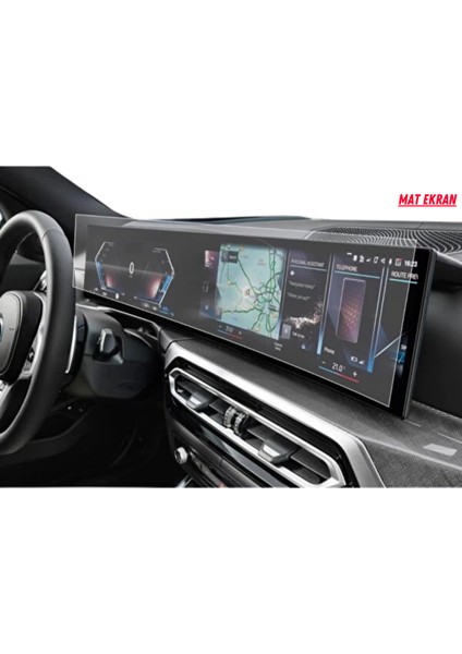 Bmw 520I Gösterge Panel ve Bilgi Ekran Uyumlu Mat Ekran Koruyucu