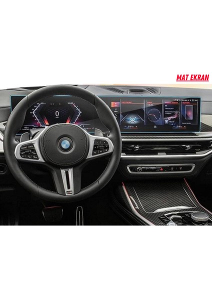 Bmw I4 Gösterge Panel ve Bilgi Ekran Uyumlu Mat Ekran Koruyucu modelleri