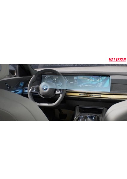 Bmw I7 Gösterge Panel ve Bilgi Ekran Uyumlu Mat Ekran Koruyucu