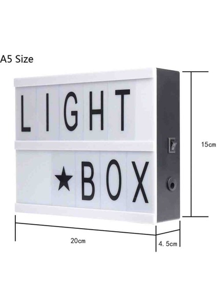 Mesaj Tabelası LED Işıklı Yazı Panosu Lightbox Dekor Usb'li Pilli Harfli Reklam Gece Lambası Hediyelik Set modelleri
