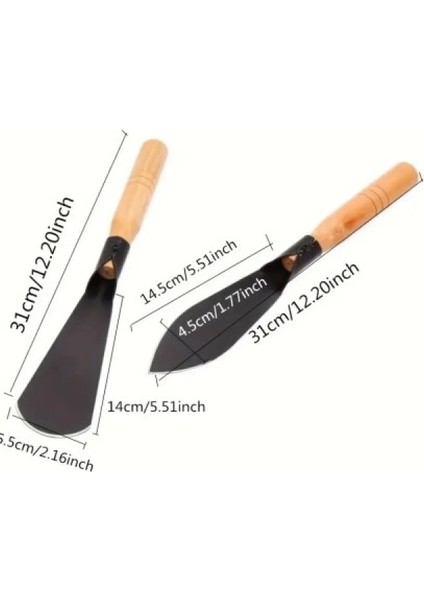 Ahşap Saplı Bahçe El Aletleri Seti 2 Adet