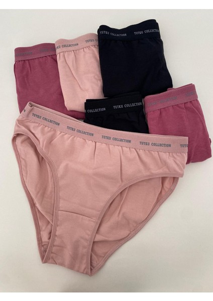 Kadın Perla Bikini Külot 6'lı Paket-Kombin