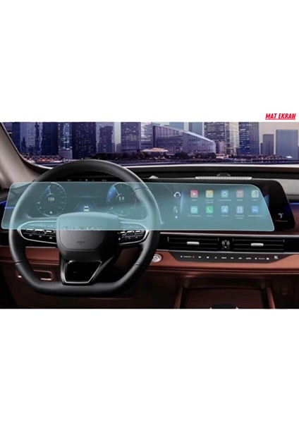 Chery Tıggo 8 Pro Max 2024 Dijital Gösterge ve Multimedya Uyumlu Mat Ekran Koruyucu