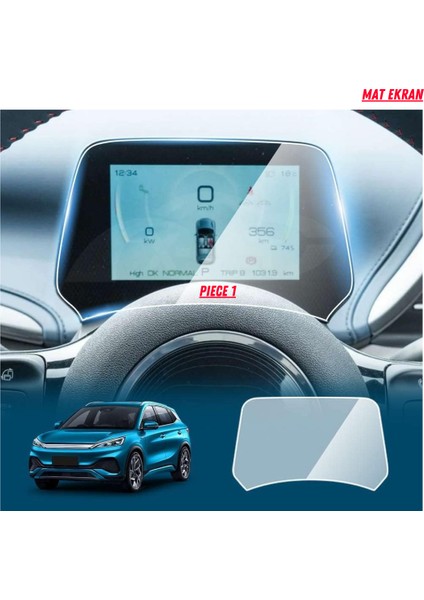 Byd Atto 3 Hayalet Gösterge ve Multimedya Uyumlu Mat Ekran Koruyucu fiyatları