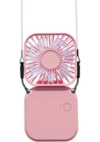 El Fanı Mini Masaüstü ve Boyun Askılı Fan Portatif Şarjlı 3 Kademeli Vantilatör Soğutucu fırsatları
