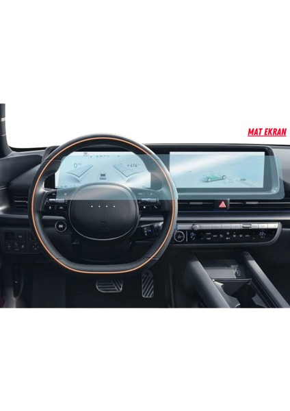 Hyundai Ioniq 6 2023-2024 Uyumlu Dijital Gösterge ve Bilgi Ekran Uyumlu Mat Ekran Koruyucu fiyatları