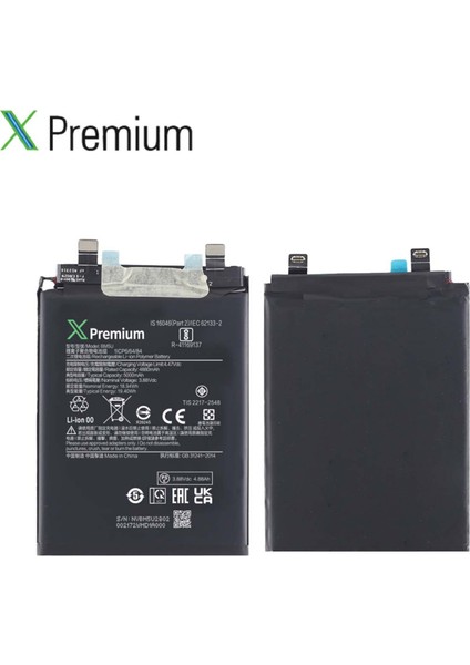 Xpremium Xiaomi Redmi 13 Pro Plus 5g (BM5U) Batarya – 5000 Mah Süper Yüksek Kapasiteli Güçlendirilmiş Pil modelleri