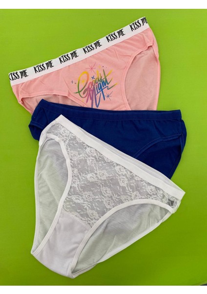 Kadın Nika Bikini Külot 6'lı Paket-Kombin