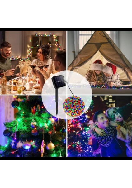 100 LED Rgb Solar 12M