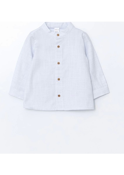 Lcw Baby Mavi Hakim Yaka Erkek Bebek Gömlek ve Pantolon 2'li fiyatları