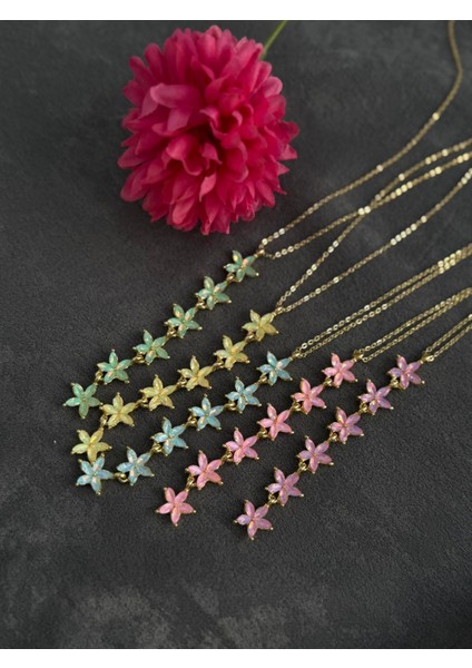 Y Kolye Çiçekli fırsatları