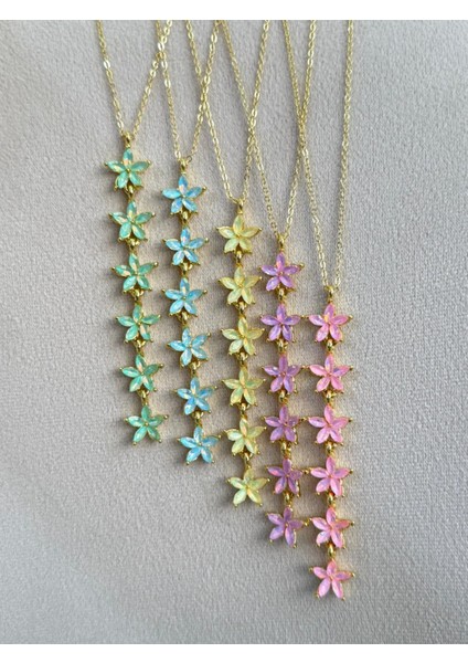 Y Kolye Çiçekli indirimleri