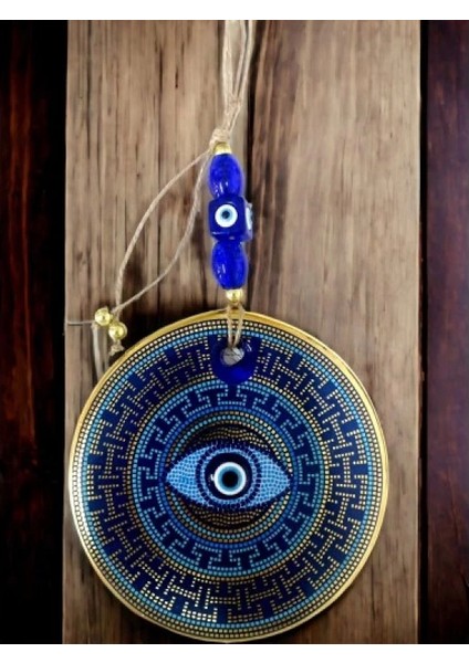 Renkli Noktalama Vurgulu Nazar Boncuklu Gözlü Duvar Süsü Renkli Duvar Dekoru indirimleri