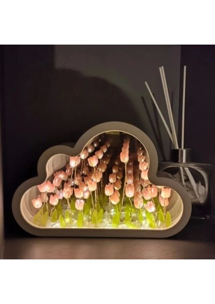 El Yapımı Büyük Boy Bulut Gece Lambası