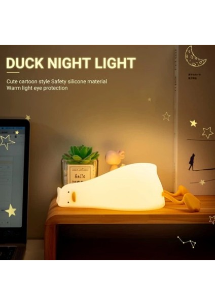 Yatan Ördek Tasarımlı Gece Lambası modelleri