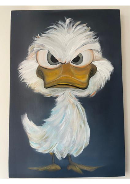 Yağlı Boya Beyaz Ördek Tablosu – 40×60 cm fiyatları