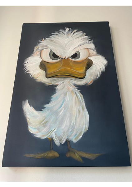 Yağlı Boya Beyaz Ördek Tablosu – 40×60 cm fırsatları
