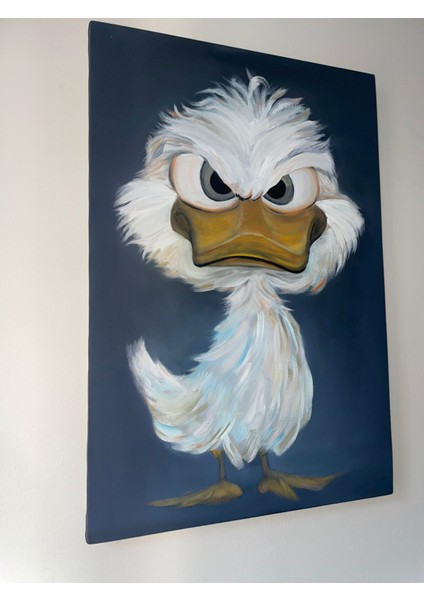 Yağlı Boya Beyaz Ördek Tablosu – 40×60 cm indirimleri