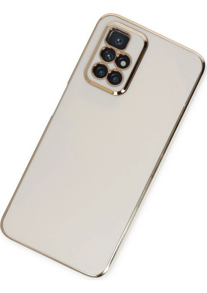 Xiaomi Redmi 10 2022 Kılıf Volet Silikon - Beyaz - NEO2040-1653 modelleri