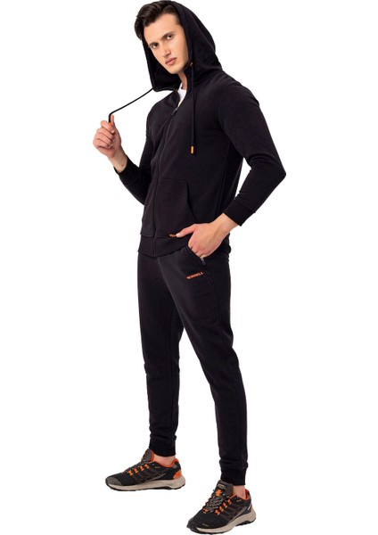 Scole Erkek Siyah Sweatshirt