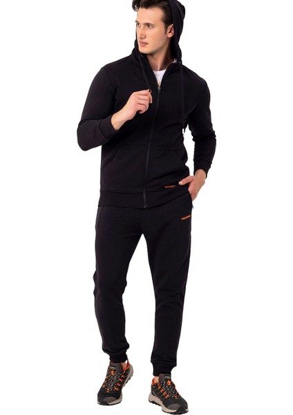 Scole Erkek Siyah Sweatshirt