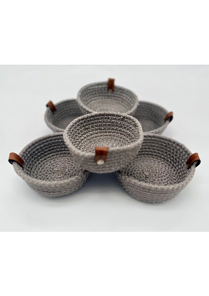 Ebişey Dekoratif Jüt Iplikten Elyapımı Yıkanabilir Çerezlik fiyatları