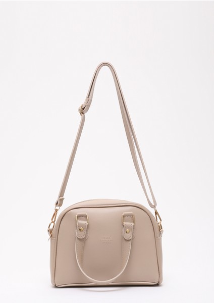 Vizon SHK205 Suni Deri Fermuarlı Tek Bölmeli Ayarlanabilir Askılı El,kol ve Omuz Çantası