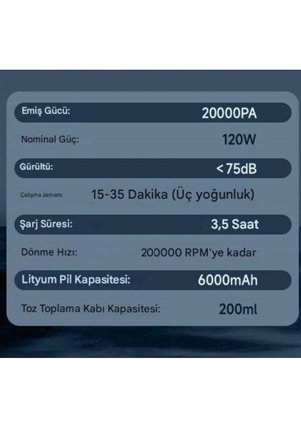20.000pA Yeni Nesil Güçlü Oto Süpürge 9 in 1 Vakumlu Araç İçi Üflemeli Taşınabilir (3 filtre hediye) fırsatları
