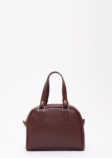 Bordo SHK205 Suni Deri Fermuarlı Tek Bölmeli Ayarlanabilir Askılı El,kol ve Omuz Çantası modelleri