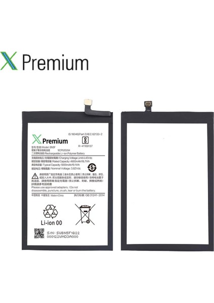 Xpremium Xiaomi Redmi 12 (BN5F) Batarya – 4900 Mah Süper Yüksek Kapasiteli Güçlendirilmiş Pil modelleri