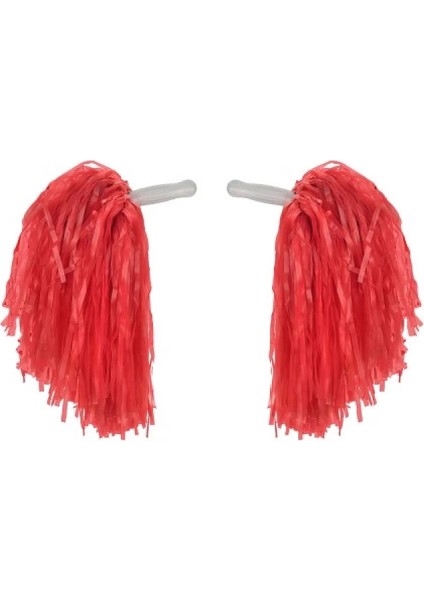 1 Çift ( 2 Adet ) Kırmızı Renk 23 Nisan Gösteri Ponponu fiyatları